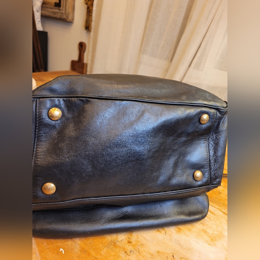 Rag & Bone Black Leather Shoulder Crossbody Bag - Picture 6 of 6